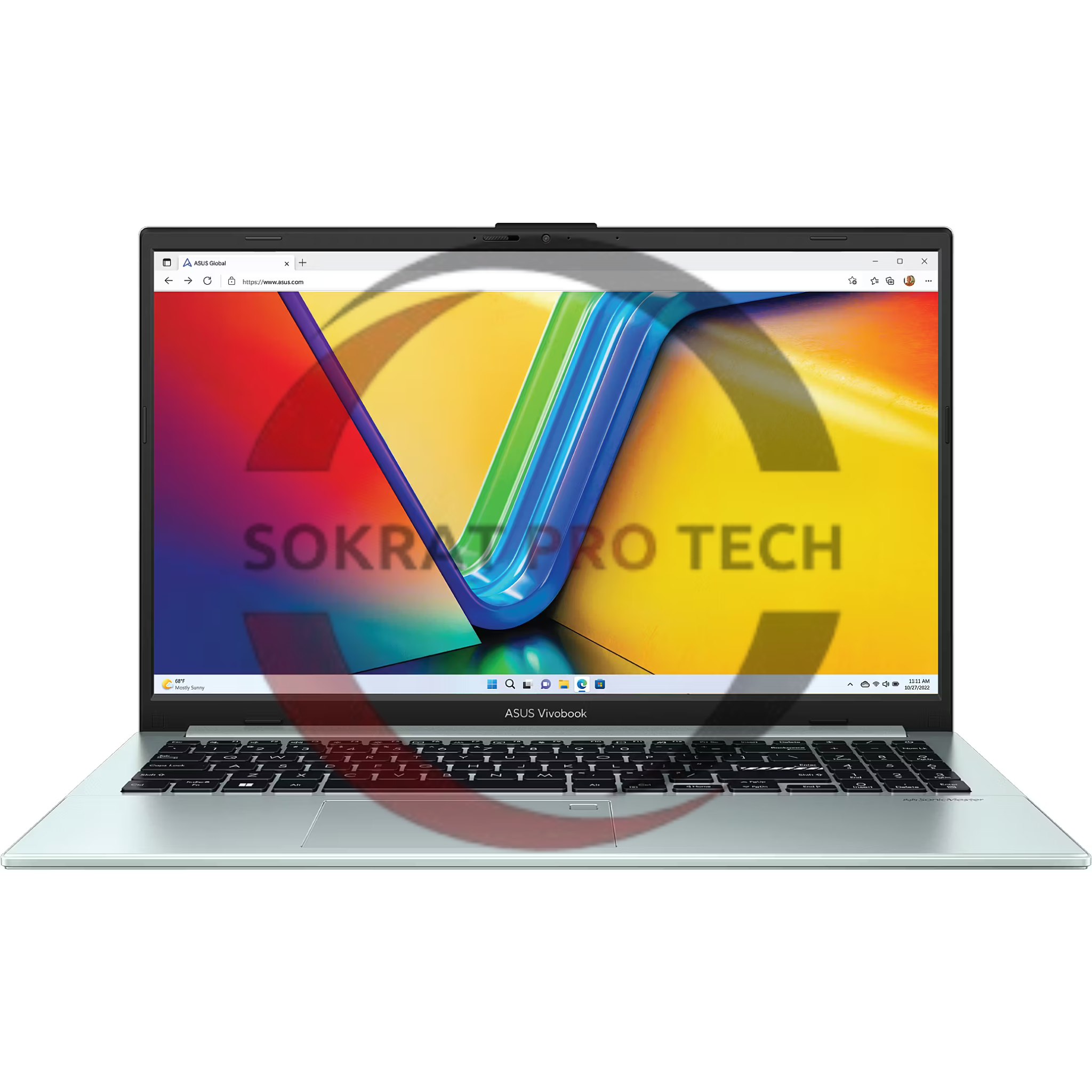 ASUS Vivobook Go 15 OLED E1504FA-BQ823W AMD Ryzen 3 7320U 256GB SSD 8GB Ram AMD Radeon Graphics 15.6'' Inch FHD Win.11 - Green Gray