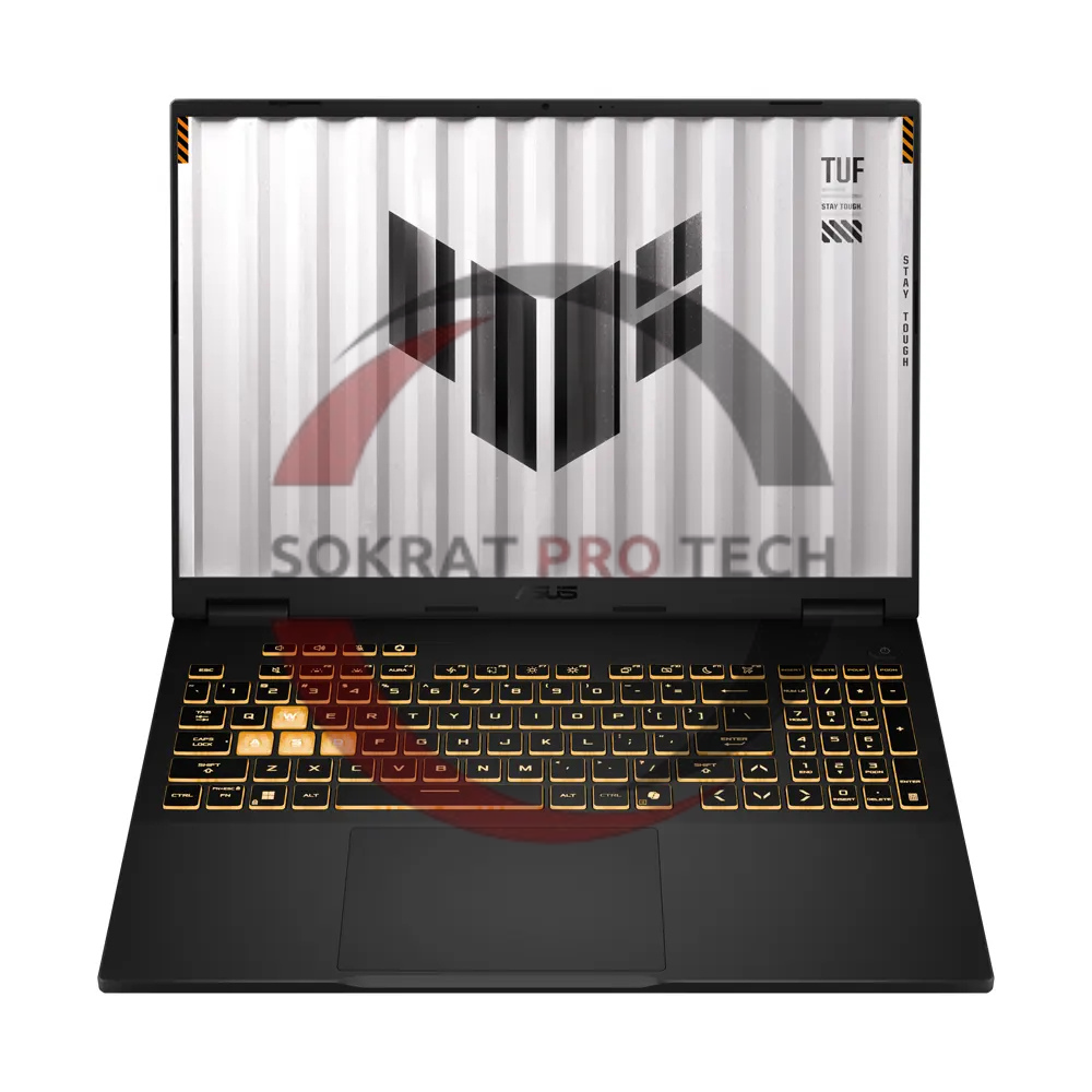 Asus TUF Gaming F16 FX608JMR-RV017W Gaming laptop Intel Core i7 14650HX 1TB SSD 16GB Ram Nvidia GeForce RTX 5060 8GB 16'' Inch FHD+ Win.11 - Jaeger Gray