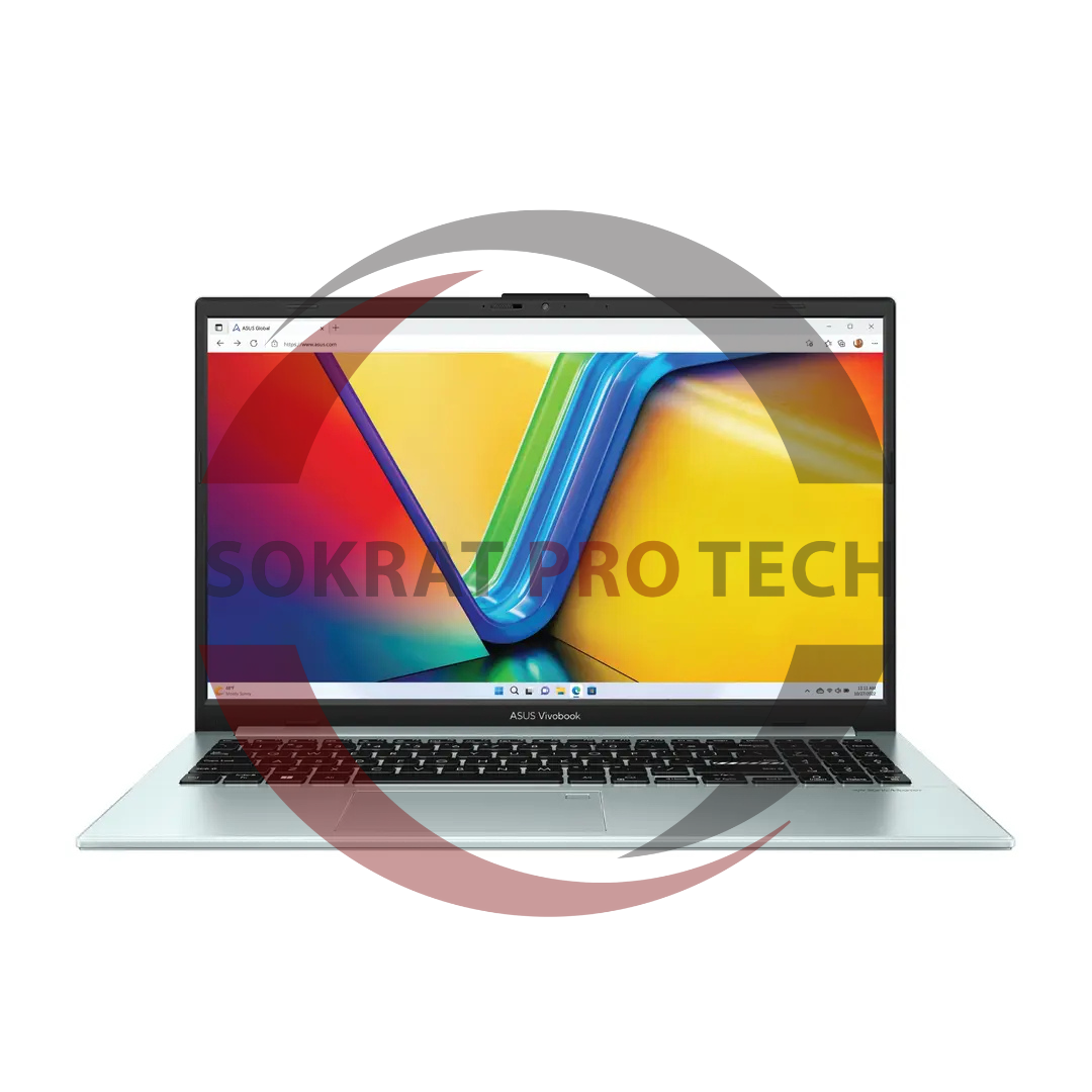 ASUS Vivobook Go 15 E1504FA-NJ083W Laptop AMD Ryzen 3 7320U 256GB SSD 8GB Ram AMD Radeon Graphics 15.6" Inch FHD Win.11 - Green Gray