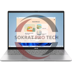 ASUS Vivobook S14 M5406UA-QD055W Laptop AMD Ryzen 9 8945HS 512GB SSD 16GB Ram AMD Radeon Graphics 14'' Inch WUXGA Win.11 - Cool Silver