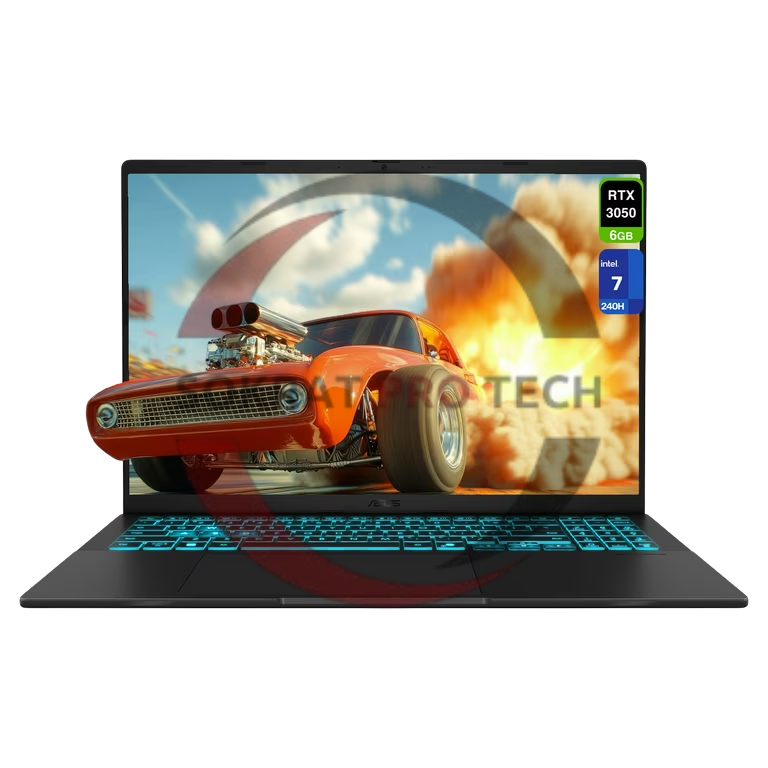 Asus V16 V3607VM-PL027W Gaming laptop Intel Core 7 240H 1TB SSD 32GB Ram Nvidia GeForce RTX 5060 8GB 16'' Inch WUXGA Win.11 - Black