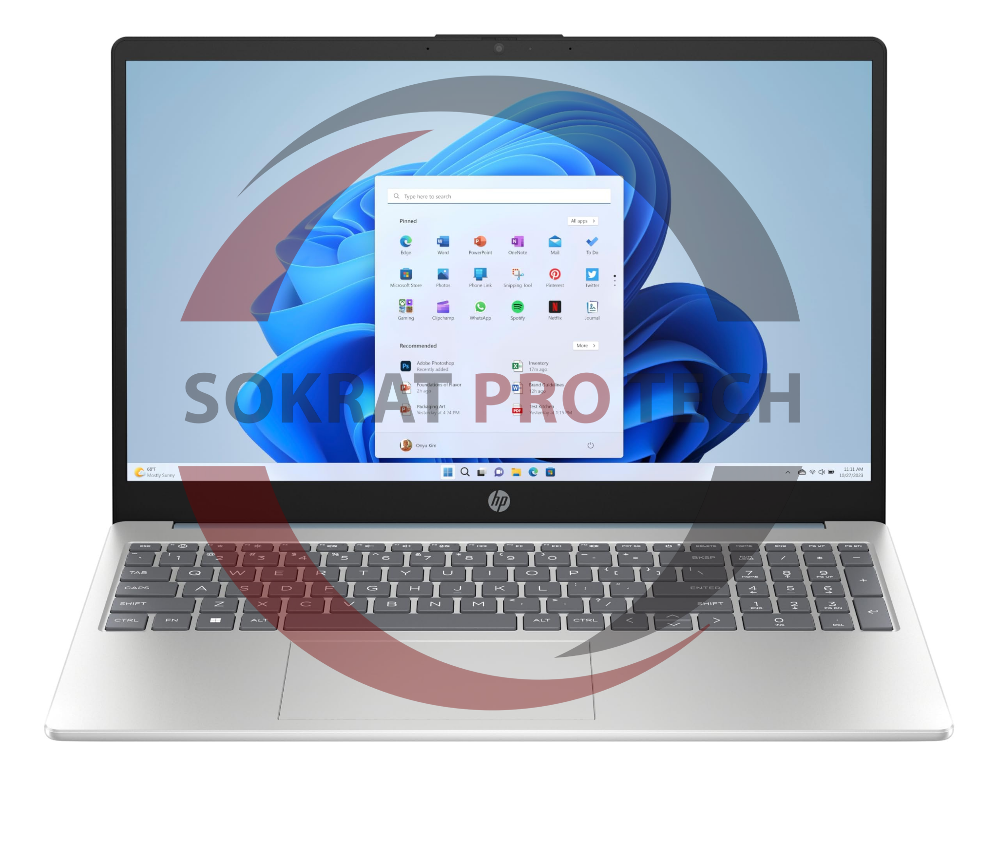 HP 15-fd0033nx Intel Core i5-1334U 512GB SSD 8GB Ram Intel Iris X Graphics 15.6" Inch FHD - Silver
