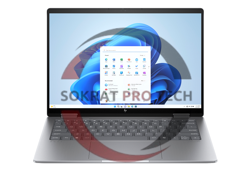HP Envy x360 14-ES1013DX 2-in-1 Laptop Intel Core 5 120U 512GB SSD 8GB Ram Intel Graphics 14" Inch FHD Win.11 - Natural silver