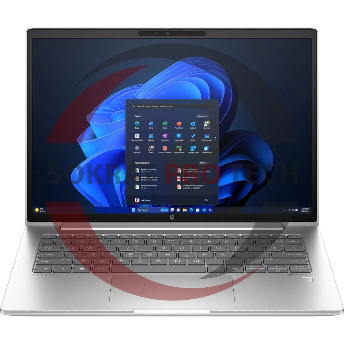 HP ProBook 460 G11 Business Laptop Intel Core Ultra 7 155H 512GB SSD 16GB Ram Nvidia GeForce RTX 2050 4GB 16" Inch WUXGA - Pike silver