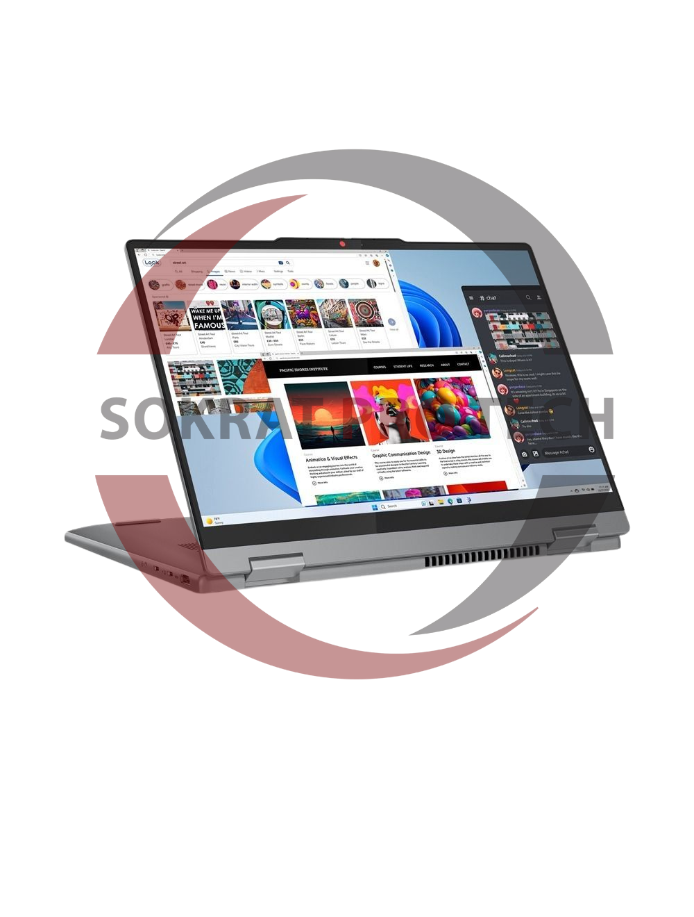 Lenovo IdeaPad 5 14IRH9 2-in-1 Laptop Intel Core i7-13620H 16GB 512GB SSD Intel UHD Graphics 14"Inch WUXGA Win.11 - Luna Grey