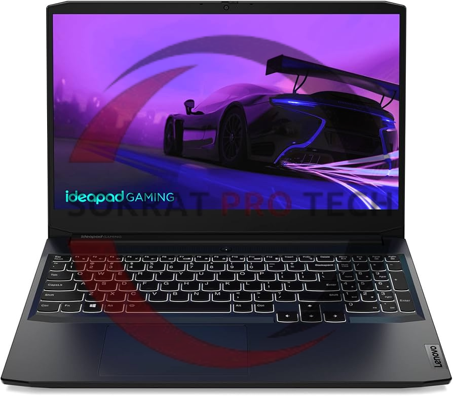 Lenovo IdeaPad Gaming 3 15ACH6 Gaming Laptop AMD Ryzen 7 5800H 512GB SSD 16GB Ram Nvidia GeForce RTX 3050Ti 4GB 15.6" Inch FHD - Shadow Black
