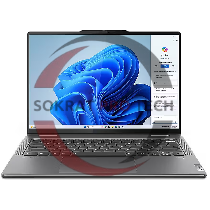 Lenovo Yoga 7 14AHP9 2-in-1 Laptop AMD Ryzen 5 8640HS 512GB SSD 8GB Ram Integrated AMD Radeon 14" Inch WUXGA Win.11 - Arctic Grey