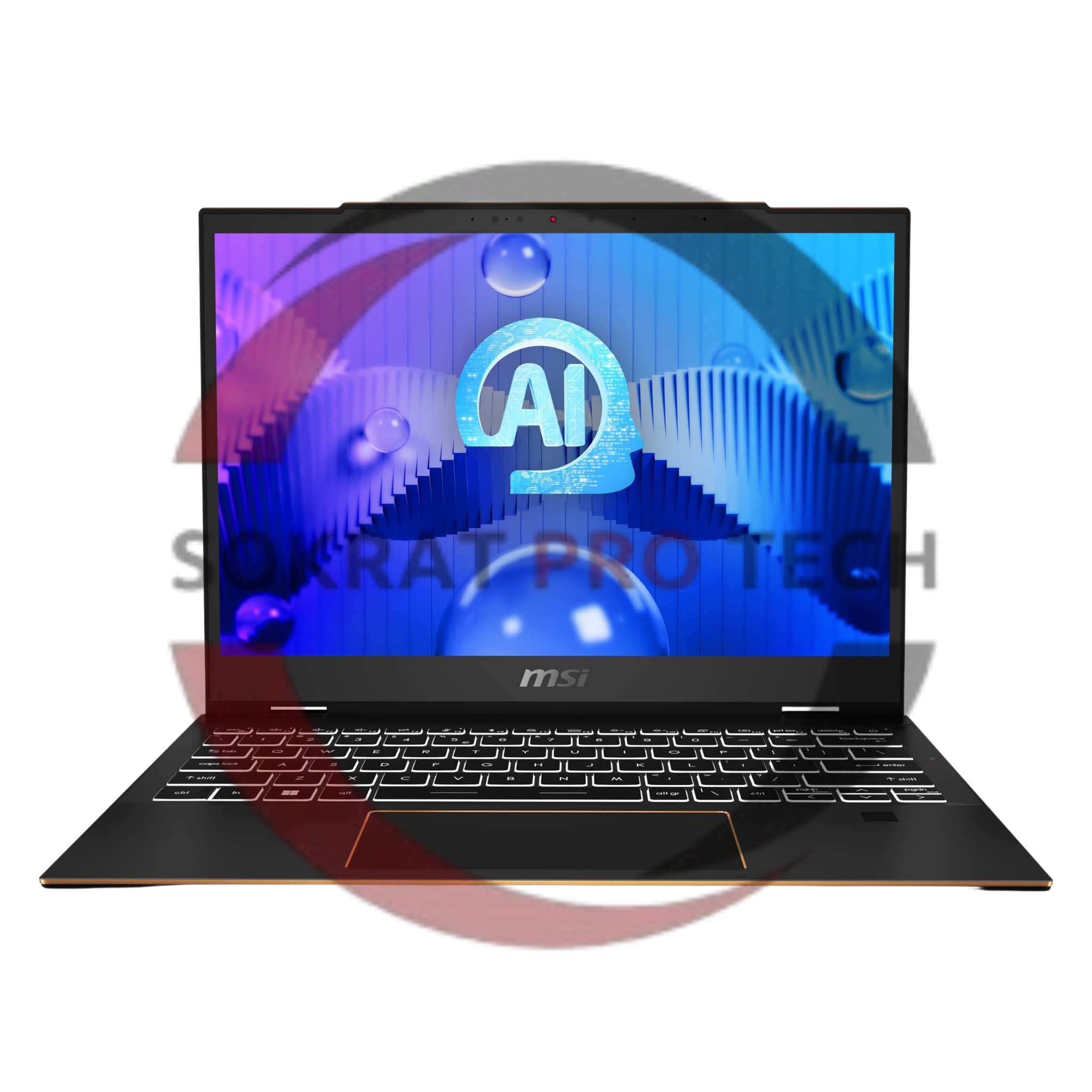 MSI Summit 13 AI+ Evo A2VMTG Business Laptop Intel Core Ultra 9 288V 1TB SSD 32GB Ram Intel Arc Graphics 13.3'' Inch FHD+ Win.11 - Black