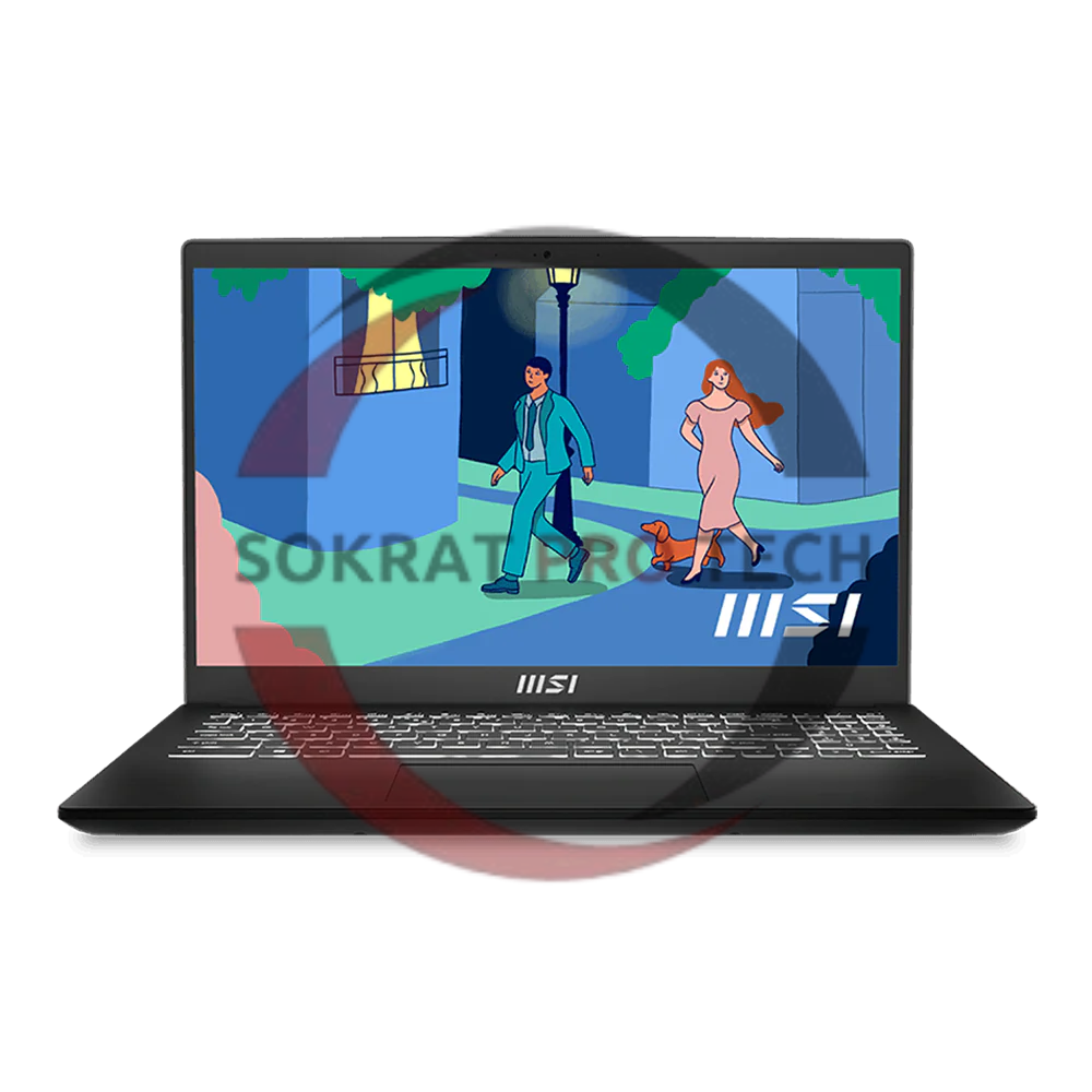 Msi Modern 15H B13M Intel Core I7-13620H 512GB SSD 8GB Ram Intel Iris Xe Graphics 15.6" Inch FHD - Classic Black