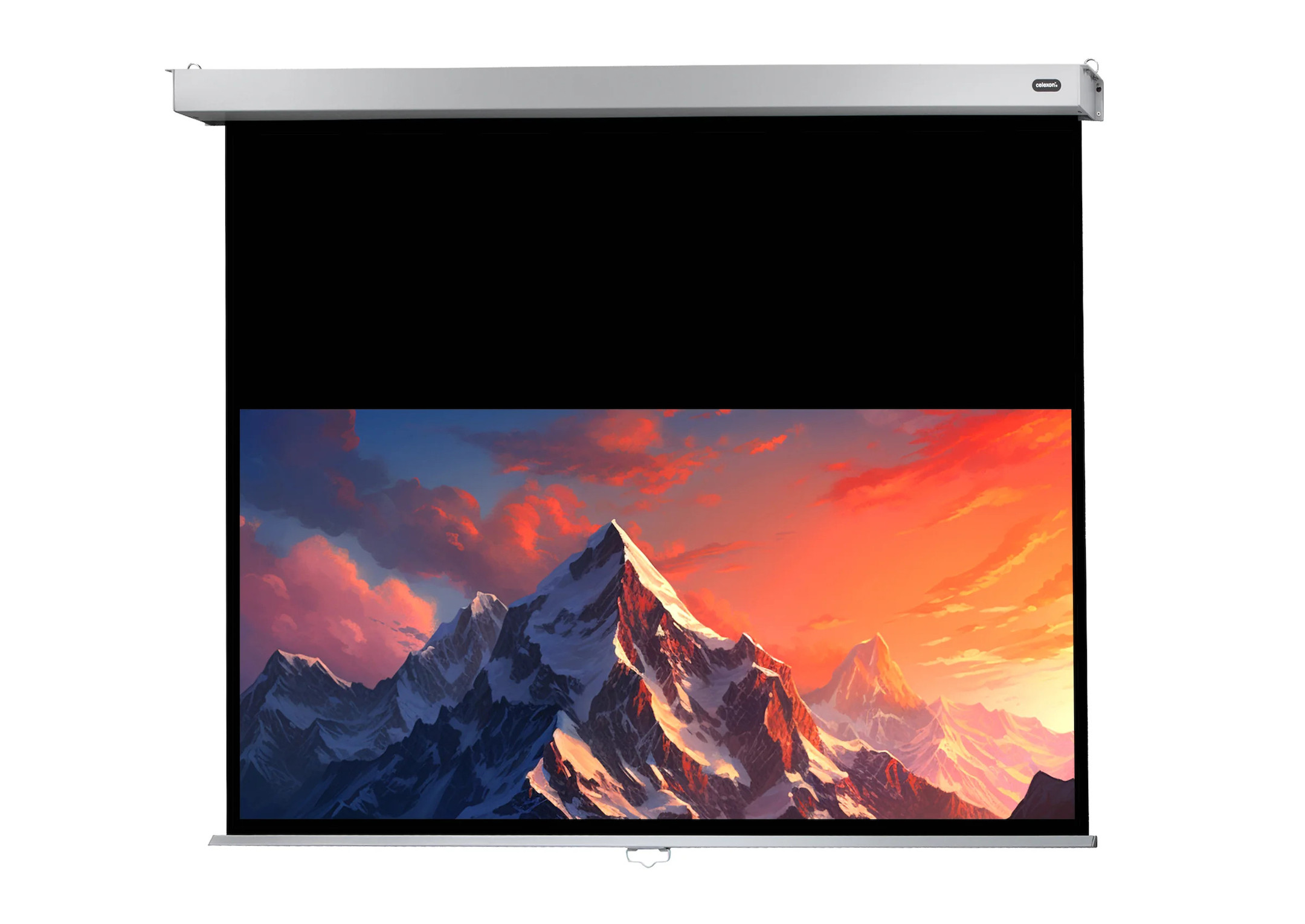 Portable Manual Wall Projector Screen 300 x 300 cm