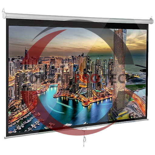 Portable Manual Wall Screen Projector 213 X 213 Cm