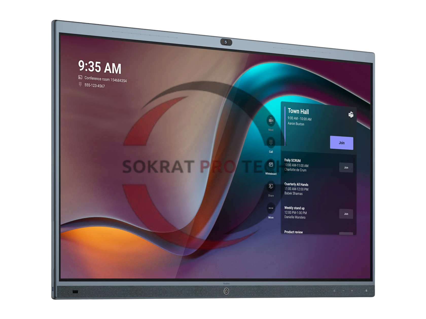 Yealink Meeting Board MB65-A001 Microsoft Teams Rooms on Android/Windows