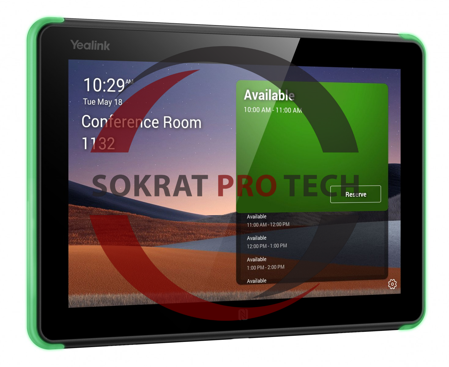 Yealink RoomPanel All-In-One Meeting Room Scheduling Panel